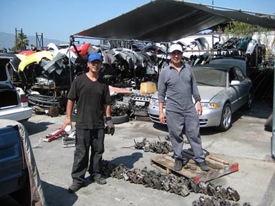 VW salvage parts