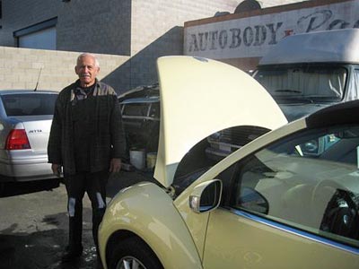 Yellow Volkswagen Beetle